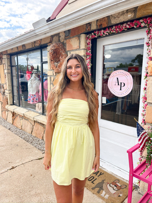 Lucy yellow dress