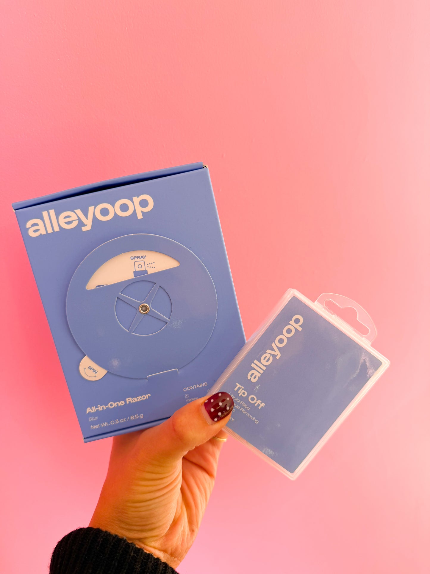 All-in-One Razor - Periwinkle Portable On-The-Go Razor