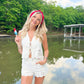 Luna white shorts