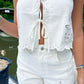 Luna white shorts