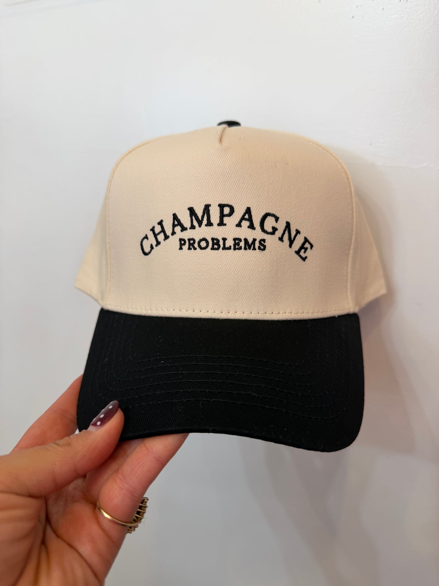 Champagne Problems Vintage Hat