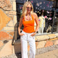 Dawsyn Halter Top Sunkist