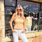Dawsyn Halter Top Tan