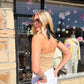 Dawsyn Halter Top Tan