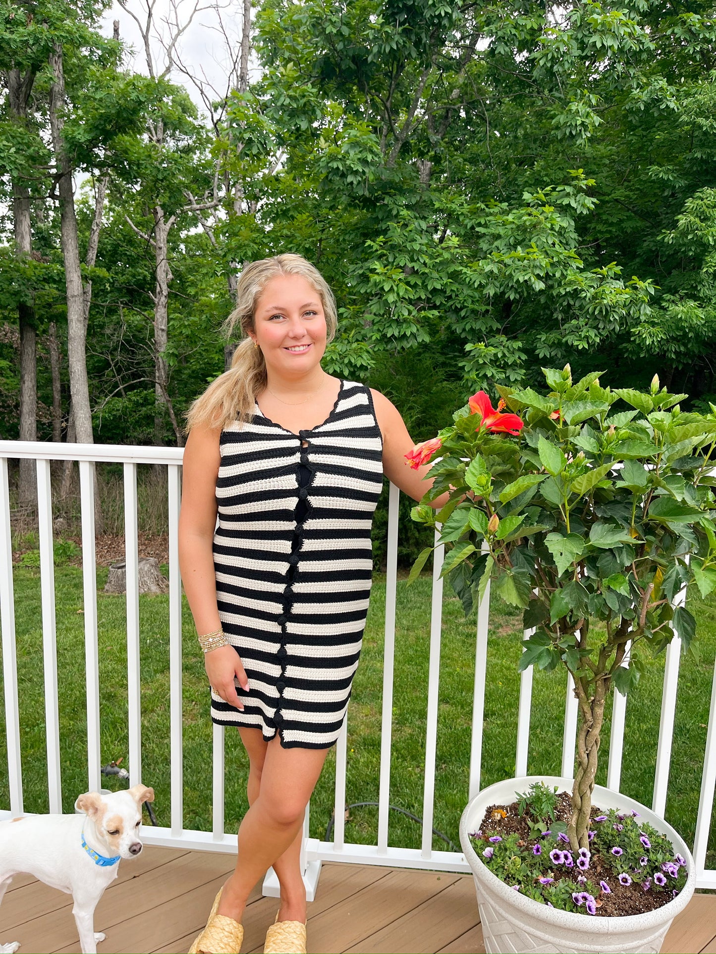 Isla striped dress