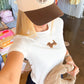 Sam White Dog Tee
