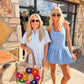 Dani Blue Dot Dress