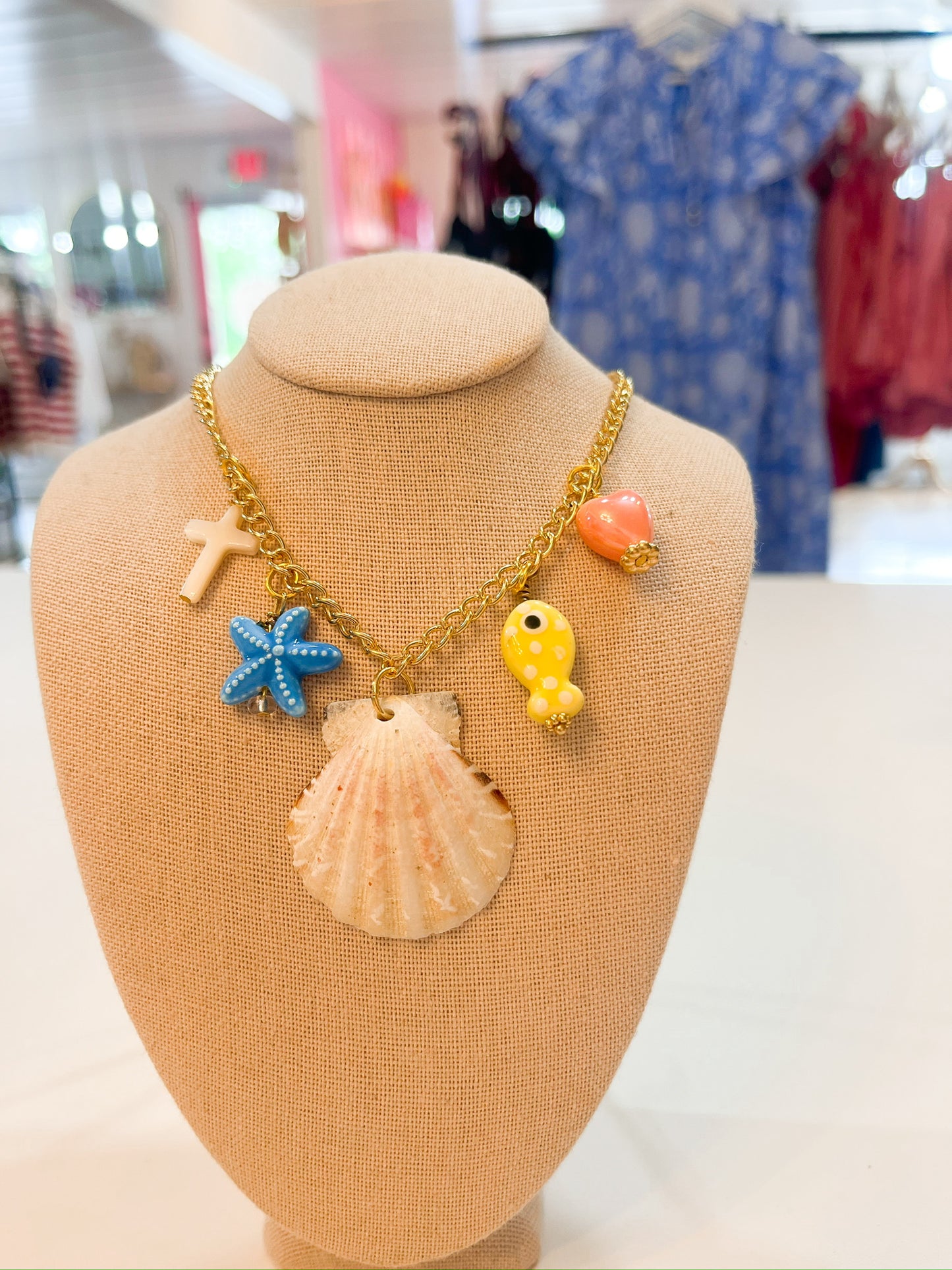Shell Charm Necklace