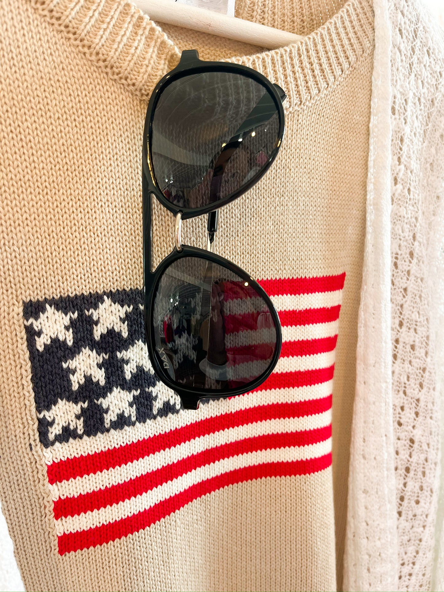 DAX Earhart Black  Sunglasses