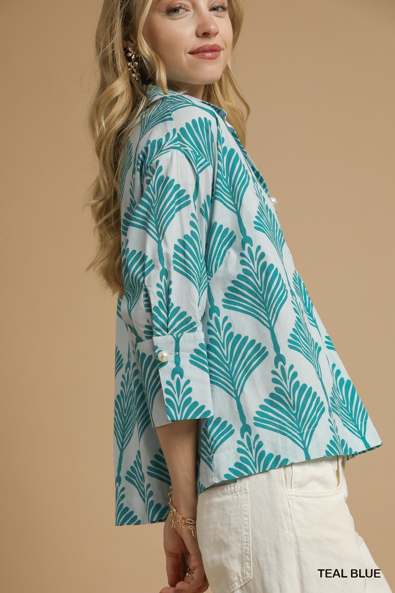 Gina Teal Top