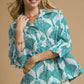 Gina Teal Top