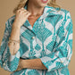 Gina Teal Top