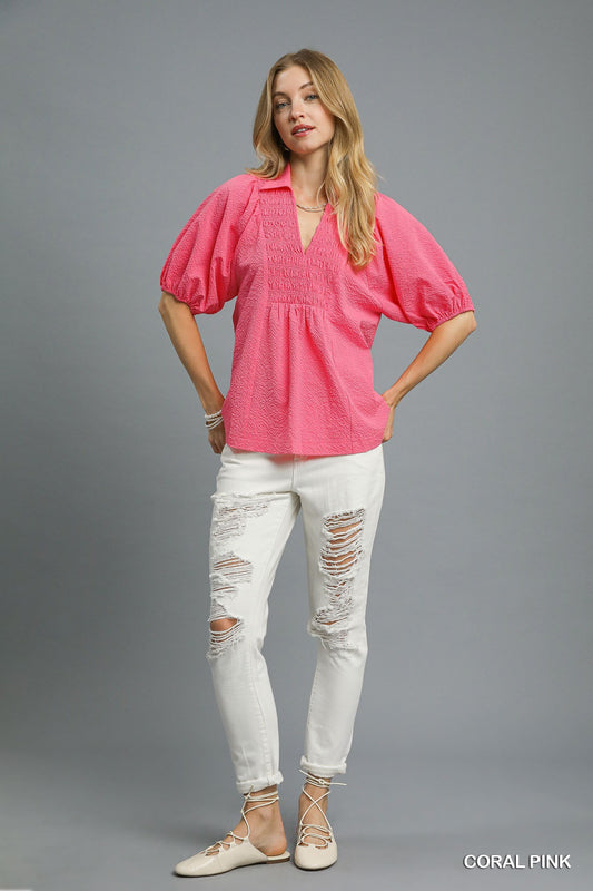 Georgia Coral Top