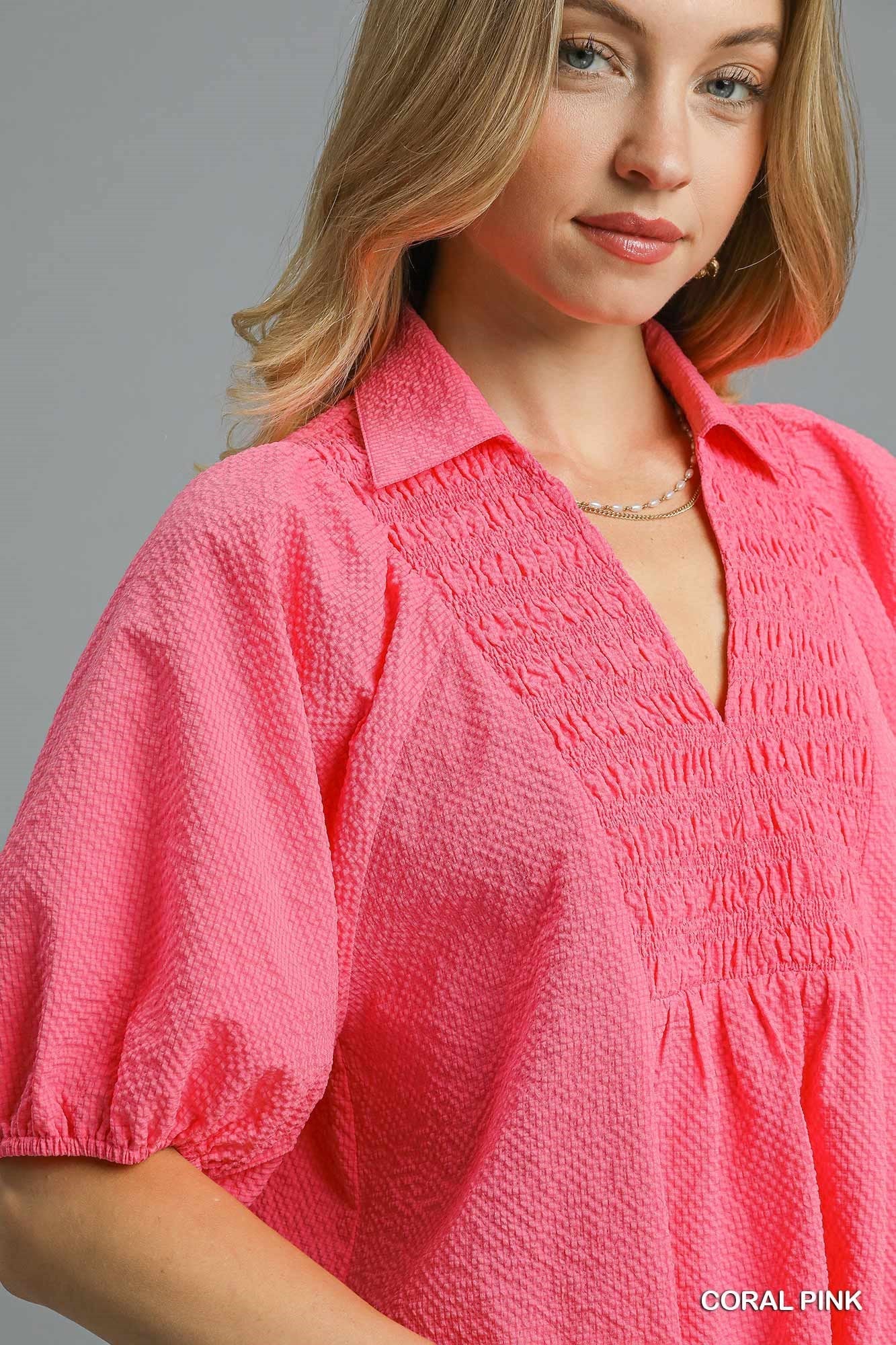 Georgia Coral Top
