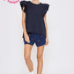 Grace Navy Top