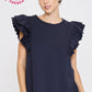 Grace Navy Top