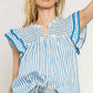 Gemma Blue Top