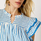 Gemma Blue Top