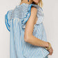 Gemma Blue Top