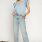 Gemma Blue Top