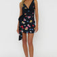 Callie Cowl Dress Falling Floral