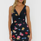 Callie Cowl Dress Falling Floral