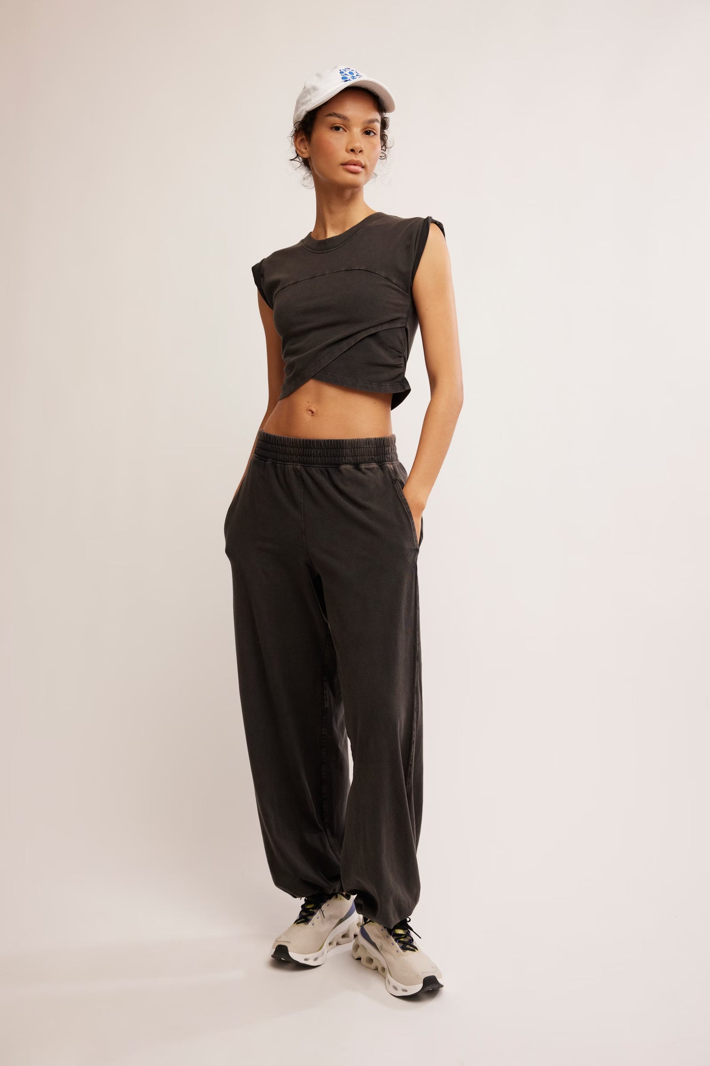 Free People Movement HOT SHOT CROSSOVER SET BLACK