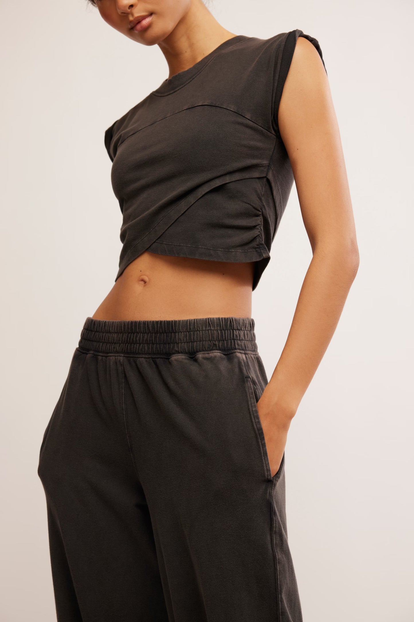 Free People Movement HOT SHOT CROSSOVER SET BLACK