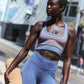 GO TO STRIPE BRA / BLUE ASH COMBO