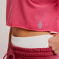 FP Movement HOT SHOT CROPPED TEE / HOT PINK