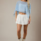 Lennon Blue Dot Poncho