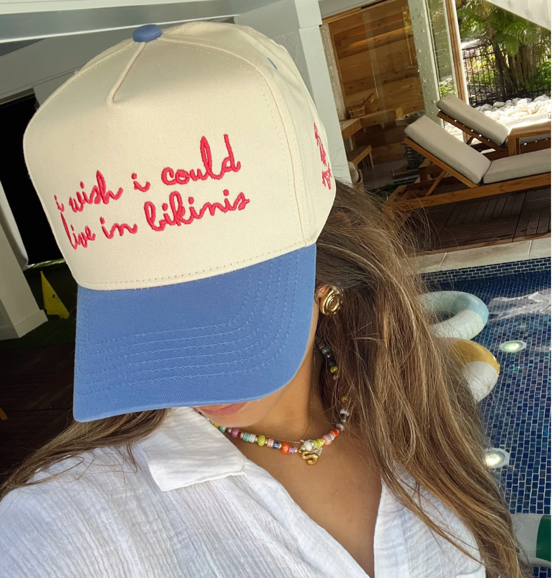 I Wish I Could Live in Bikinis Hat