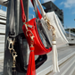Stadium Approved Clear Purse With Tassle BLACK