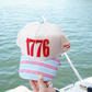 1776 Blue and Red Stripe Hat