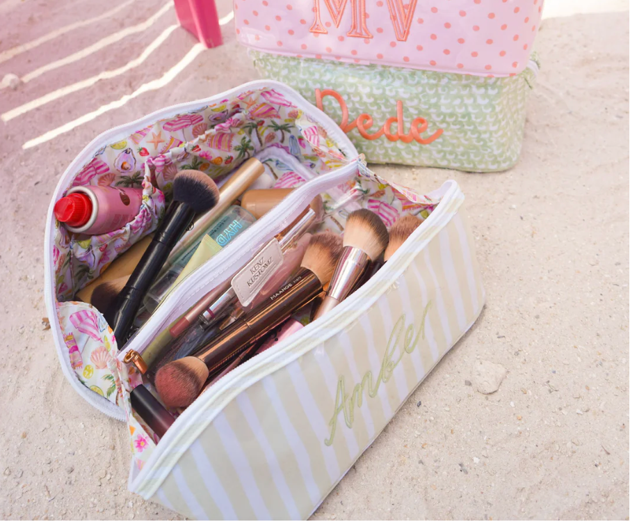 Rosemary Makeup Bag Sea Stripes