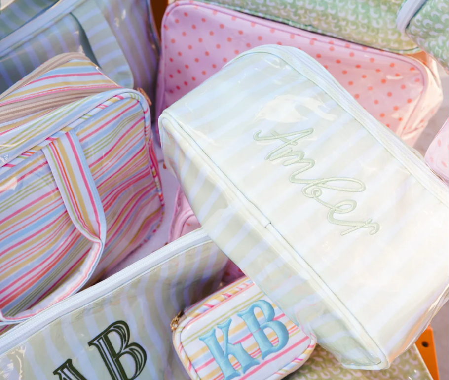 Rosemary Makeup Bag Sea Stripes