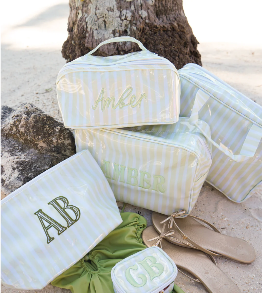 Rosemary Makeup Bag Sea Stripes