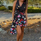 Callie Cowl Dress Falling Floral