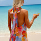 Twist Mini Dress Brushed Blooms
