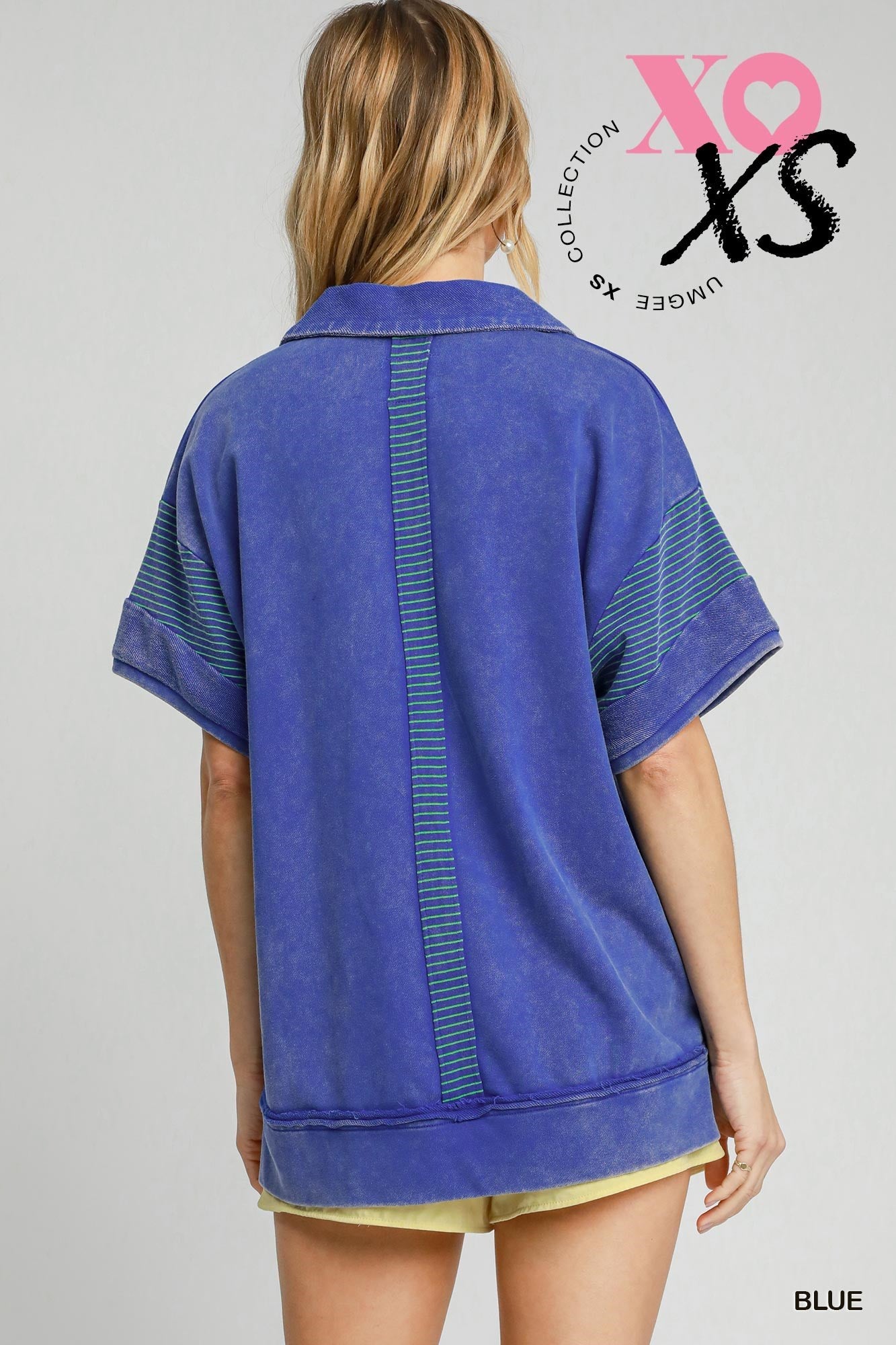 Gwen Blue Top