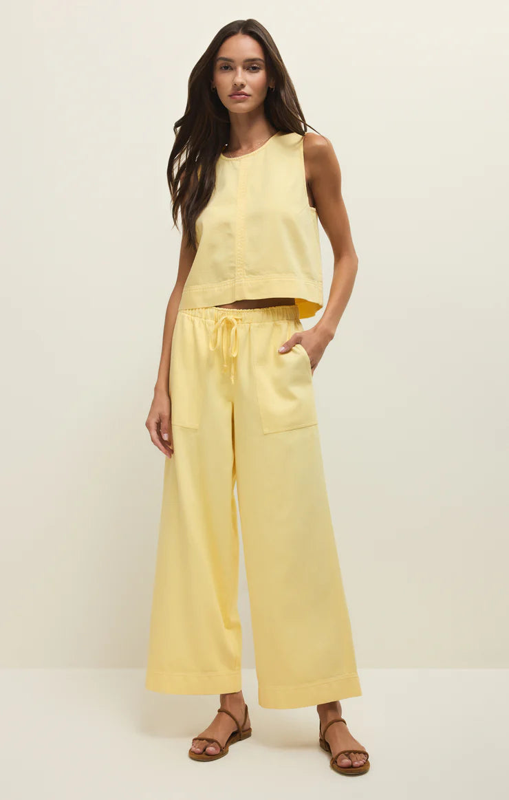 Z SUPPLY Sun Seeker Twill Cropped Tank