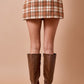 Dani Plaid Mini Skort
