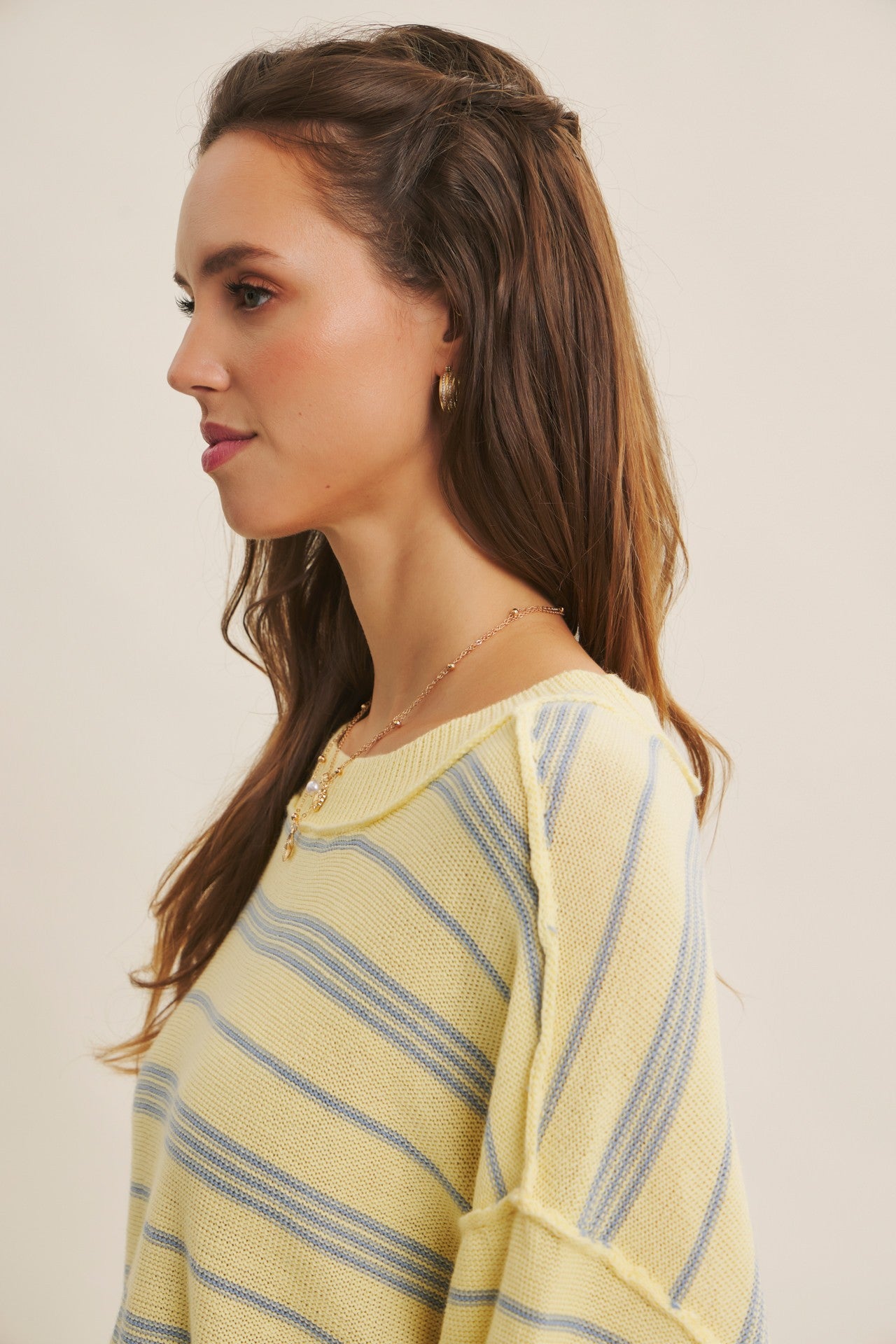 Izzy Lemon and Blue Top