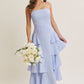 Imani Blue Linen Maxi Dress