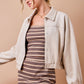 Debra Suede Bomber