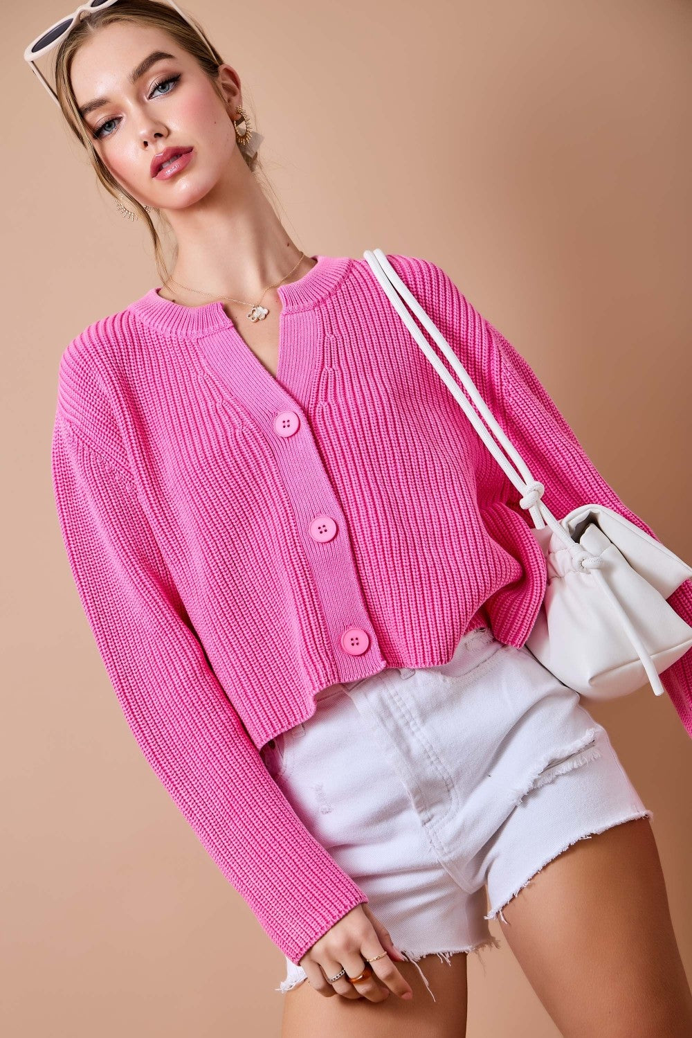 Desiree Pink Cardigan