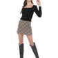 GOSSIP GIRL PLAID MINI SKIRT