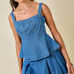 Dasha Denim Set Top