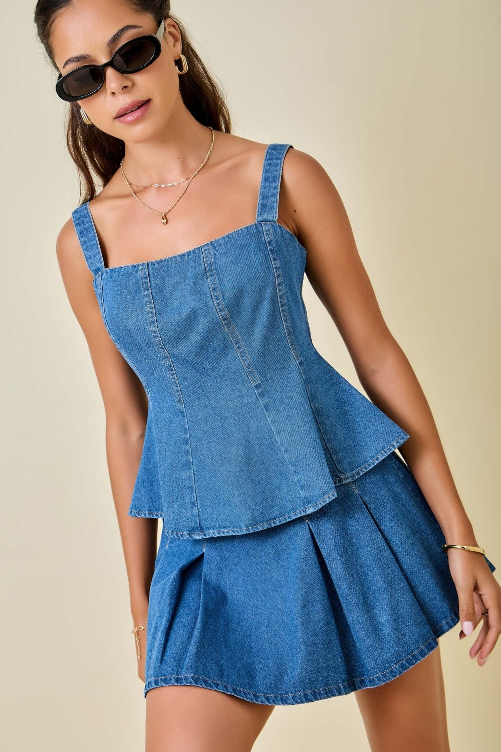 Dasha Denim Set Top