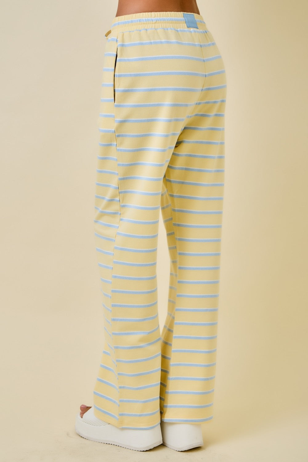 Diana Striped Pants Yellow